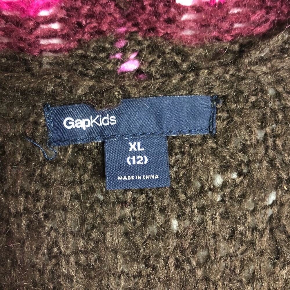 Gap Kids | Girls Open Knit Cardigan - Picture 3 of 4